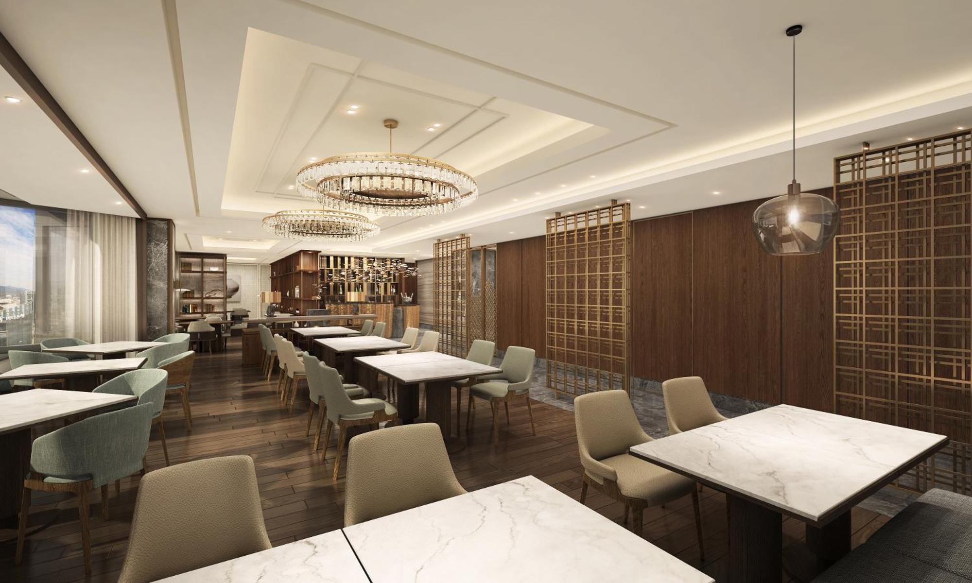 Lotte Hotel Seoul Executive Tower Exterior foto The interior of the lounge